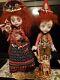 Two Lulu Lancaster Ooak Art Dolls One Of A Kind Handmade Gothic Christmas