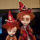 Two Vampire Lulu Lancaster Ooak One Of A Kind Handmade Art Doll Gothic Christmas