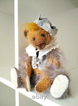 Teddy Bear King of the Birds Teddy OOAK by Voitenko Ukraine