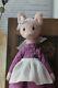 Teddy Handmade Interior Toy Collectable Gift Animal Doll Ooak Pig Piggy Piglet