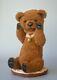 Teddy Bear Handmade Artist Toy 6 Ooak Fluffy Stuffed Plush Animal, Collectible