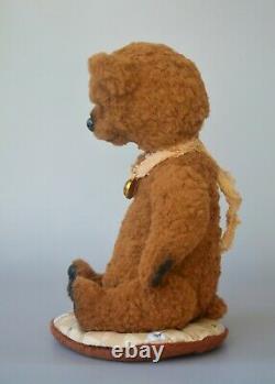 Teddy bear handmade artist toy 6 ooak fluffy stuffed plush animal, collectible