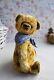 Teddy Bear Vintage Style Looking Plush Doll Artist Handmade Ooak Collectible Art