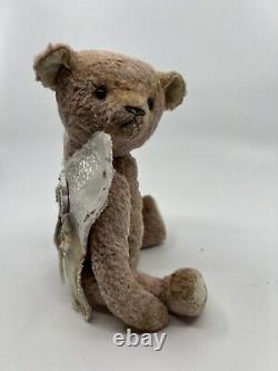 Teddy by Stepanova Artist Angel Bear Jointed Handmade Vintage Lace Paws OOAK