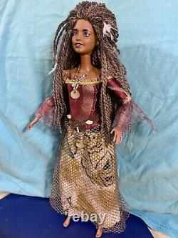 Tia Dalma Calypso Ooak Barbie Doll Witch Unique Handmade Pirates Of Caribbean