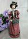 Vintage 1975 Sculpted Ooak Artist Mary Doll Victorian Dress Rare Figurine 11
