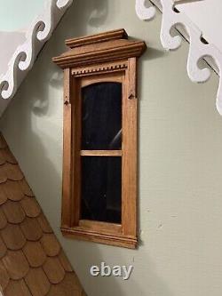 Victorian OOAK Wood Artisan Built Finished Assembled Complete 1 Dollhouse