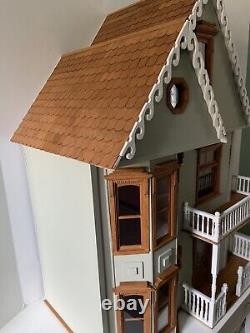 Victorian OOAK Wood Artisan Built Finished Assembled Complete 1 Dollhouse