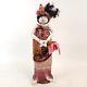 Vintage 1990's Boudoir Flapper Doll 16 Cloth Ooak Handmade Artist Signed