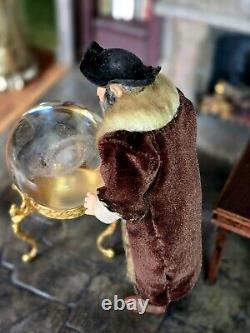 Vintage Artisan Miniature Dollhouse Alma Artistry Nostradamus Doll Clay OOAK