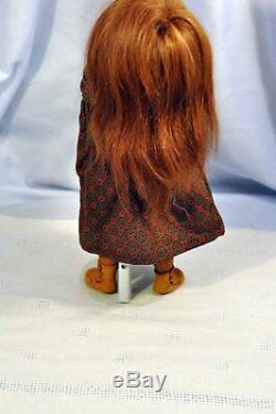 Vintage Artist F Googly Doll Wood BJB Marked on Feet VGC Original RARE