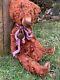 Vintage Artist Mohair 11.5 Bear Jointed Weighted Handmade Dyed Hand Sewn Ooak