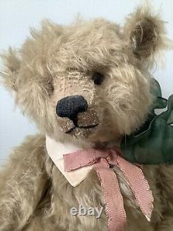 Vintage Charming Teddy Bear Handmade By OOAK Artist Pat Murphy 16 Mohair