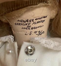 Vintage Rare Dewees Cochran Caroline Kennedy Doll signed artist 11 1/2