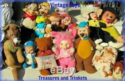 Vintage Teddy Bear Black Mohair Long Arms 12 Artist Tag Mariel Making Memories