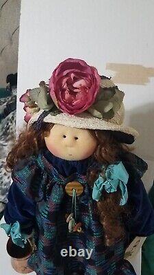 Vntg 1995 One Of A Kind Little Souls Cloth Doll 24 Gretchen Wilson