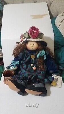 Vntg 1995 One Of A Kind Little Souls Cloth Doll 24 Gretchen Wilson