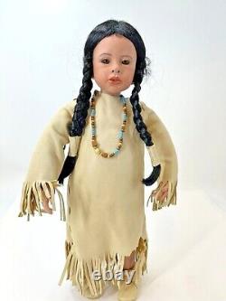 Vtg 1980 Chippewa Indian Doll by Doris Allerding Saginaw Chippewa Indian Tribe