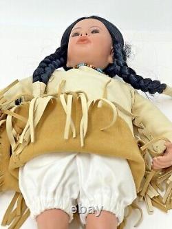 Vtg 1980 Chippewa Indian Doll by Doris Allerding Saginaw Chippewa Indian Tribe
