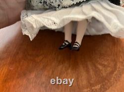 Vtg Gorgeous OOAK Porcelain Victorian Woman Artisan Dollhouse Miniature Doll FAB