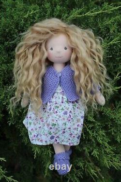 Waldorf doll 12'', Waldorf poupee, Steiner doll, Handmade doll, Art doll