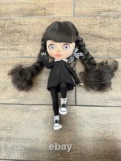 Wednesday Addams Show Blythe Ooak Doll, Customized Doll