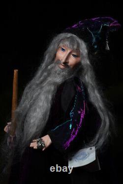 Wizard Magic Doll OOAK Doll Mephisto Doll Artisan Guild Hand Made Artist Signed