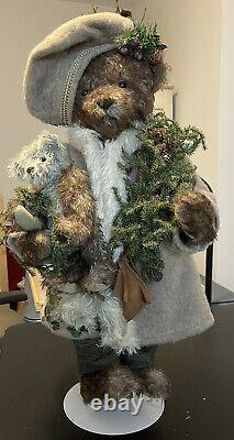Woodland 25 Father 3 Artist Bear Set Martha DeRaimo Fall Winter Mohair