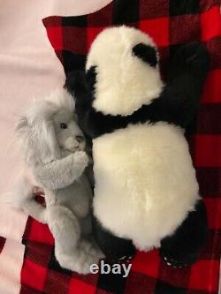 Wool Panda Realistic Handmade Artist Bear. Charlie Bears Steiff OOAK Collectable