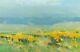 Yellow Valley, Original Oil Painting Large Handmade Artwork One Of A Kind