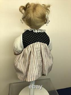 11 Artist Doll Porcelain & Cloth Marie Par Gaby Scholtz #125 Sweet Blond Girl #l