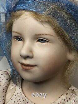 15 Artiste Ooak Porcelain Doll Par Jennie Dear Merran Beautiful Blonde Girl #l