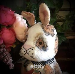 15 Ooak New Whimsical'calico Bunny' Par Artiste Expert Deb Beardsley Bears