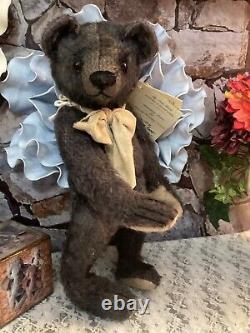 16 Nouveau Black Mohair Teddy Bear'tucker' Par Artiste Deb Beardsley Beardsley Bears
