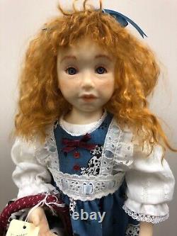 17 Ooak Artist Doll Cernit Polymer Penny Par Flo Hanover Adorable Redhead #sa