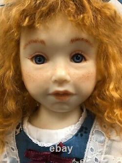 17 Ooak Artist Doll Cernit Polymer Penny Par Flo Hanover Adorable Redhead #sa