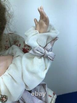 18 Ooak Artist Doll Porcelaine Trudy Lady Agnew Par Annie Laurie Baker Coa