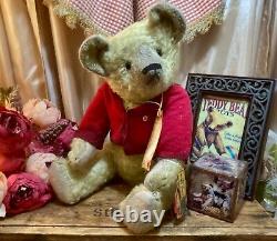 21 Ooak Teddy Bear’logan' New 1914 Series Par Deb Beardsley/beardsley Bears
