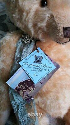 22 Belle Blonde Supersoft Mohair Barricane Ours, Ooak Lucy Rackenford 2011
