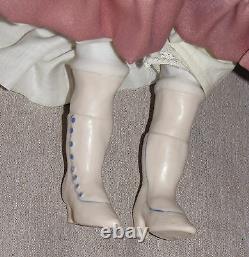 22 Mary Todd Lincoln Wax Sur Porcelaine Doll Niada Artiste Faith Wick 1974 Rare