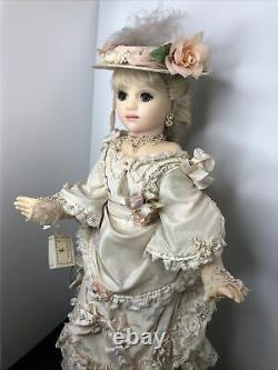 28 Artist Wax Doll Belinda Limited 8/12 Par Brenda Burke Handmade Dress Girl