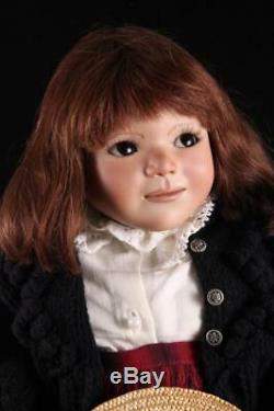 28 Julia Doll Allemande Par L'artiste Inge Enderle Porcelaine Red Hair Le 2/45 1992