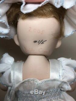 6.5 Artiste Porcelain Doll Chloe Par Gail Creech 1 De 5 Blonde Bébé 2004 Coa S