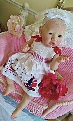 A Custom Reborn Babyaward Gagner Artiste & Art Doll Saskia Par Priscilla Anne