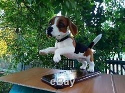 Aiguille-feutrées-laine-main-ooak- Beagle Dog