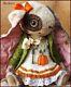Alla Bears Artiste Ooak Bunny Rabbit Ancien Décor Poupée Anime Japonais