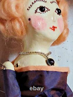 Anna Marie, une poupée d'art Queen Anne unique en son genre, âgée de 14 ans, par Cheeky Rose Boutique.