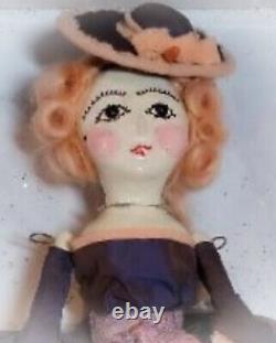 Anna Marie, une poupée d'art Queen Anne unique en son genre, âgée de 14 ans, par Cheeky Rose Boutique.