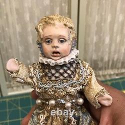 Artist Doll Kathy Redmond Antique Doll Reproduction Royal Medieval Baby