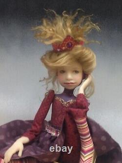 Artist Doll Par Dianne Adam Blond Hair Princess Crown Ooak